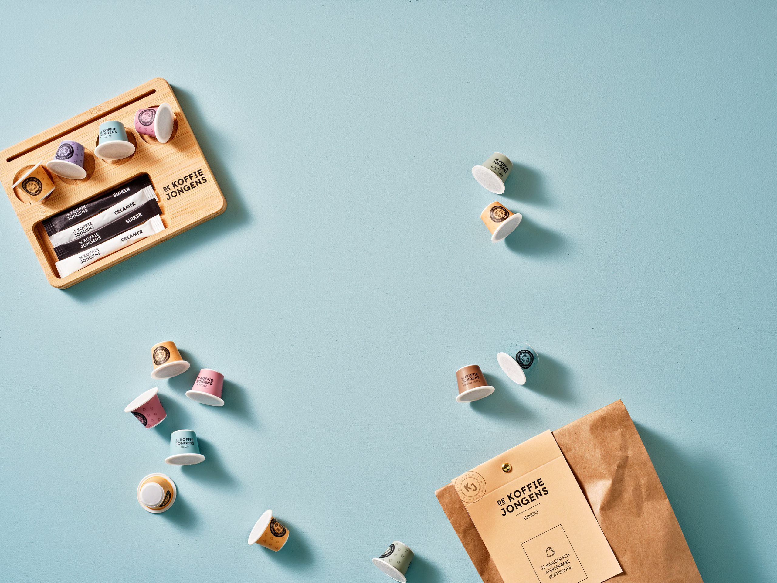 De Koffiejongens - zakelijk koffiecups en koffiebonen bestellen - header desktop