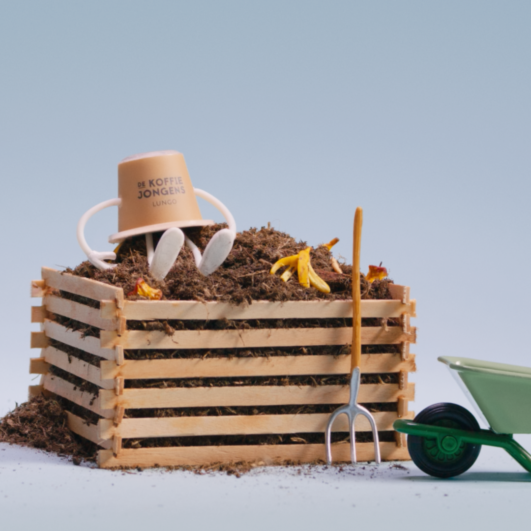 De Koffiejongens - compostmannetje
