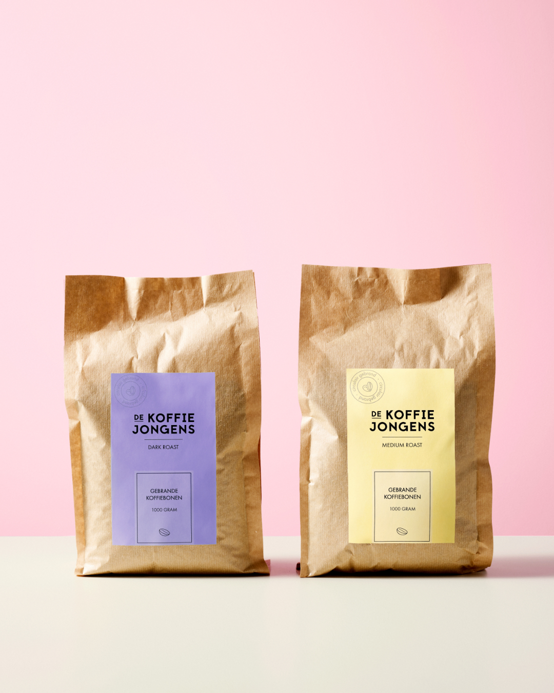 De Koffiejongens - koffiebonen - 2 zakken 1 kilo