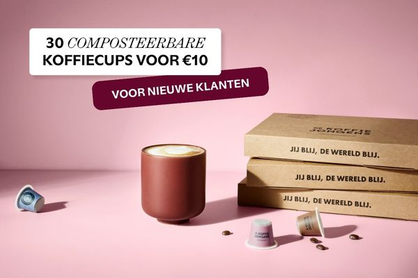 Proef nu 30 cups voor 10 euro.