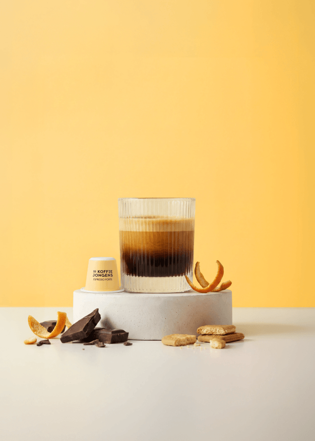 De smaak van de Espresso Forte koffiecups